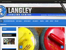 Tablet Screenshot of langleycurlingclub.com